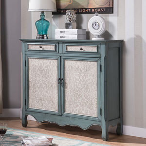 วินเทจ amerikanisches ที่ดินไม้หน้าอกเฟอร์นิเจอร์บ้านพร้อมแกะสลักลิ้นชักตู้โชว์สำหรับห้องนั่งเล่นบุฟเฟ่ต์ตู้ - Product Image 2