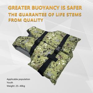 الأكثر مبيعاً سترة نجاة كلاسيكية بحجم الشباب من نوع III PFD معتمدة من USCG سترة نجاة للطفو للشباب لركوب الزوارق والسباحة والرياضات المائية - Product Image 2