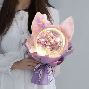 Neujahrs- und Valentinstagsgeschenk: Sternenbesetzter <span class=keywords><strong>Lina</strong></span> Belle Star Delo Blumenstrauß, Geburtstagsgeschenk für Mädchen und Freundinnen - Product Image 2