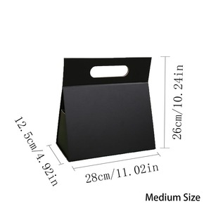 Cajas de Regalo de Cartón con Logotipo Personalizado Disponible, Cajas de Embalaje Magnéticas Plegables de Lujo para Cosméticos, Color Negro, para Perfumes - Product Image 3