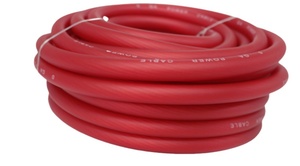 Câble d'alimentation audio <span class=keywords><strong>de</strong></span> voiture 0AWG OFC 51FT/15.5 mètres Câble en cuivre pur toronné <span class=keywords><strong>de</strong></span> <span class=keywords><strong>calibre</strong></span> 0 avec isolation en PVC pour application aérienne - Product Image 5