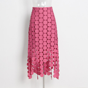 A6809 2022 nuovissima moda forma rotonda a linea gonne da festa per le donne - Product Image 5