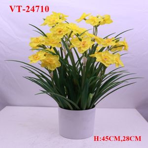 2025 NEWEST POLYESTER <b>ARTIFICIAL</b> REAL TOUCH <b>DAFFODIL</b> POT - Product Image 2