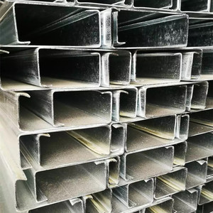 Perfil de Acero en Forma de C <span class=keywords><strong>2x2</strong></span> de Fábrica China, Acero Galvanizado por Inmersión en Caliente Estándar, Tamaños de Correas de Acero - Product Image 2
