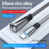 USB-C zu USB-C Kabel 0,5M/1,2m/2M USB-C Kabel Nylon-Ummantelung PD60W Schnellladung Typ-C zu C für Samsung iPhone 16 15