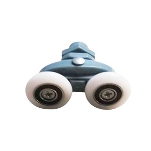 Door Window Roller <b>Plastic</b> Steel Dual <b>Wheel</b> ZXS 32 For Glass Sliding Door - Product Image 1