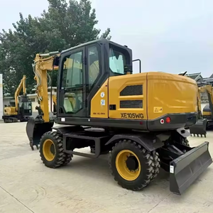 Escavatore Gommato Medio ad <span class=keywords><strong>Alta</strong></span> Capacità 10 Ton XE105WG con Benna da 0,45 m³, Motore di Rotazione, Pompa Idraulica e Benna Frantumatrice/Mulcher - Product Image 6