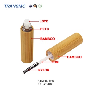 Tubes de mascara vides en bambou, emballage de mascara pour cils, flacon de mascara durable - Product Image 4