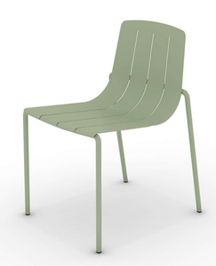 <span class=keywords><strong>Chaise</strong></span> de salle à manger verte menthe à la mode moderne chic <span class=keywords><strong>macaron</strong></span> couleur métal aluminium imperméable durable confortable extérieur - Product Image 1