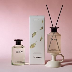 <span class=keywords><strong>Diffuseur</strong></span> de parfum d'ambiance de luxe FLORESCENCE, personnalisable avec logo, marque privée, 180 ml, flacon en verre transparent avec bâtonnets en fibre - Product Image 3