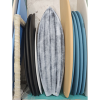 Planche de surf courte de qualité supérieure, entièrement en fibre de carbone, mousse EPS avec finition mate en résine époxy pour les sports nautiques
