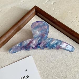 Pinza de Pelo de Acetato de Alta Calidad con Diseño de Tiburón, Elegante y con Degradado de Color para Chicas - Product Image 3