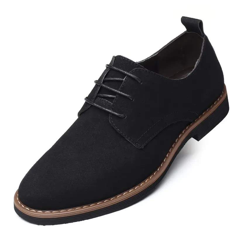 Wholesale British Style Big Size Formal Suede Office Mens Dress Shoes Leather Hot Selling Products