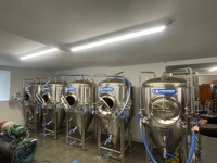 Cuve de Fermentation Unitank Cassman 1000L 10bbl en Acier Inoxydable 304/316 pour Production de Bière, Récipient Sous Pression, Moteur PLC, CCT Haute Performance