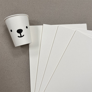 White Paper for Cups Printed Logo Factory Supply Food Grade Cupstock 150-350gsm
