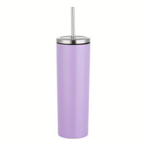 20oz Tall Straight Drinking Tumbler With Screw Straw Lid - Product Image 1