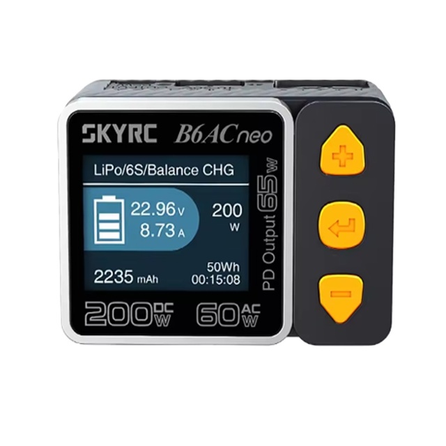 SkyRC B6ACneo Smart Charger DC 200W AC 60W Battery Balance Charger B6AC Neo SK-100200 Upgraded for B6ac V2