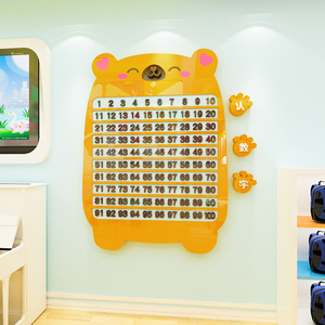 Adesivo da parete digitale personalizzato fai-da-te per l'educazione della prima infanzia con decorazione dell'aula della scuola materna della scuola materna della scuola materna - Product Image 3