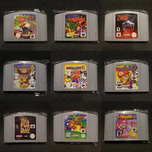 Cartouche de jeu vidéo N64 16 bits version PAL 2023 EUR pour console de jeu Nintendo 64