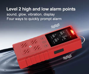 <span class=keywords><strong>Detector</strong></span> de Gás Multiuso H2S O2 CO LEL Portátil 4 em 1 Metano Sulfeto de Hidrogênio Monóxido de Carbono Oxigênio Alta Precisão Som de Vibração - Product Image 6