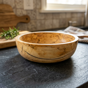 Premium 100% Wood Eco-Friendly Polished Dinnerware Salad Bowl Set Reusable Chapati <b>Storage</b> Serving Bowls Vintage Party Kitchen - Product Image 1