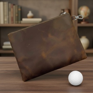 กระเป๋าใส่ของมีค่าสำหรับกอล์ฟ Boshiho ทำจากหนังแท้  กระเป๋าใส่ลูกกอล์ฟ  กระเป๋าหนังแท้แบบสั่งทำพิเศษ  กระเป๋าใส่ของมีค่าสำหรับกอล์ฟ - Product Image 4
