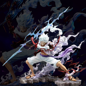 Alta calidad PVC Anime <span class=keywords><strong>Piece</strong></span> 25,<span class=keywords><strong>5</strong></span> cm modelo miniaturas <span class=keywords><strong>One</strong></span> Nika <span class=keywords><strong>Gear</strong></span> <span class=keywords><strong>5</strong></span> <span class=keywords><strong>Luffy</strong></span> <span class=keywords><strong>Figura</strong></span> figuras de acción juguetes para regalo de colección - Product Image 2