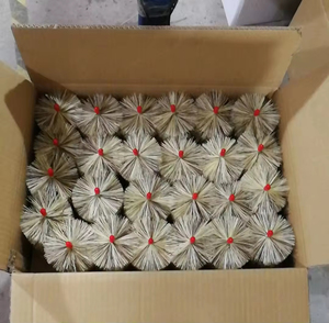 Brosse de nettoyage pour poêle à granulés de qualité bricolage personnalisable Brosse à poils de 2.5 ''à 5'' avec support OEM pour le nettoyage des tuyaux de cheminée - Product Image 3