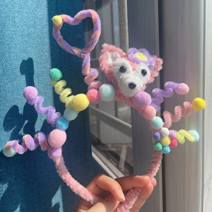 Kit de Manualidades de Diadema de Oso Fresa para Niños de 5 a 7 Años, 23 cm, Material Plástico, Tema Animal y Natural - Product Image 2