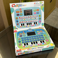 Stylo parlant éducatif en plastique pour enfants de 4 à 6 ans - Apprentissage de l'alphabet, des chiffres et de la musique, style tablette