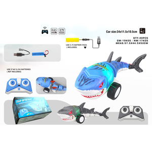 Squalo Telecomandato LK Toys con Funzioni di Piegamento, Rotazione, Scivolamento e Movimento della Coda, con Luci e Suoni, Regalo di Compleanno - Product Image 6