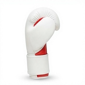 Guantes de Boxeo MMA Blancos Impermeables, para Entrenamiento de Artes Marciales, con Muñequera, Logotipo Personalizado, Cuero PU, Ligeros y Transpirables para Exteriores - Product Image 2