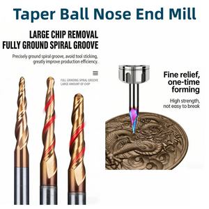 TOOLSWANG - Fraise à tête sphérique à long manche - Atteignez plus, coupez plus profondément dans le travail du bois - Product Image 1