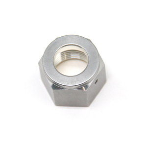 SS316L Stainless Steel High Flow Female <strong>Nut</strong> QCR 1/4 Inch VCR Vacuum High Purity Fitting BA/EP Leak <strong>Test</strong> Port - Product Image 4