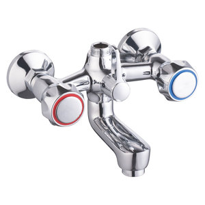 <span class=keywords><strong>Miscelatore</strong></span> per Vasca e <span class=keywords><strong>Doccia</strong></span> a Parete Stile Europeo con Tre Maniglie SASO - Product Image 6