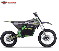 Highper 5000W Vélo tout-terrain électrique pour adolescents et adultes Batterie au lithium 72V Moteur sans balais 2000W Vitesse maximale 80 km/h