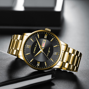 CRRJU 2175 <span class=keywords><strong>Montre</strong></span>-bracelet de sport de luxe pour <span class=keywords><strong>homme</strong></span>, <span class=keywords><strong>montre</strong></span> en acier doré à quartz étanche, <span class=keywords><strong>montre</strong></span> masculine, Relogio Masculino - Product Image 4