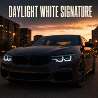 Feux de jour à LED bicolores pour BMW G30 Série 5 2018-2020, style Ikon, clignotants Spoon, amélioration des feux de jour