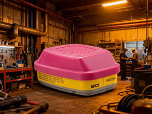 กล่องกรองก๊าซหลายชนิดสำหรับป้องกันระบบทางเดินหายใจ UT 60923/60926 P100 กล่องคาร์บอนกัมมันต์ สำหรับหน้ากากป้องกันแก๊สพิษ รุ่นพิเศษ - Product Image 3