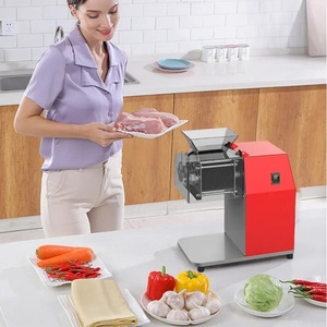 Machine à découper la viande électrique rapide pour porc et poitrine <span class=keywords><strong>de</strong></span> poulet fraîche, coupe-viande domestique, coupe porc cuit - Product Image 3