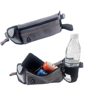 Set Guinzaglio per Cani Multifunzionale Regolabile a Mani Libere per Sport all'Aperto con Marsupio Impermeabile in Nylon per Corsa - Product Image 4