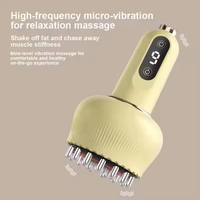 Appareil de massage Gua Sha multifonction intelligent, ensemble de thérapie par ventouses électriques avec technologie de micro-courant pour soulager les douleurs corporelles
