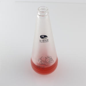 Bouteilles en verre <span class=keywords><strong>de</strong></span> <span class=keywords><strong>sable</strong></span> givré conique avec bouchon en aluminium pour boissons lait thé <span class=keywords><strong>vin</strong></span> jus eau huile <span class=keywords><strong>de</strong></span> sésame conception en forme <span class=keywords><strong>de</strong></span> goutte - Product Image 2