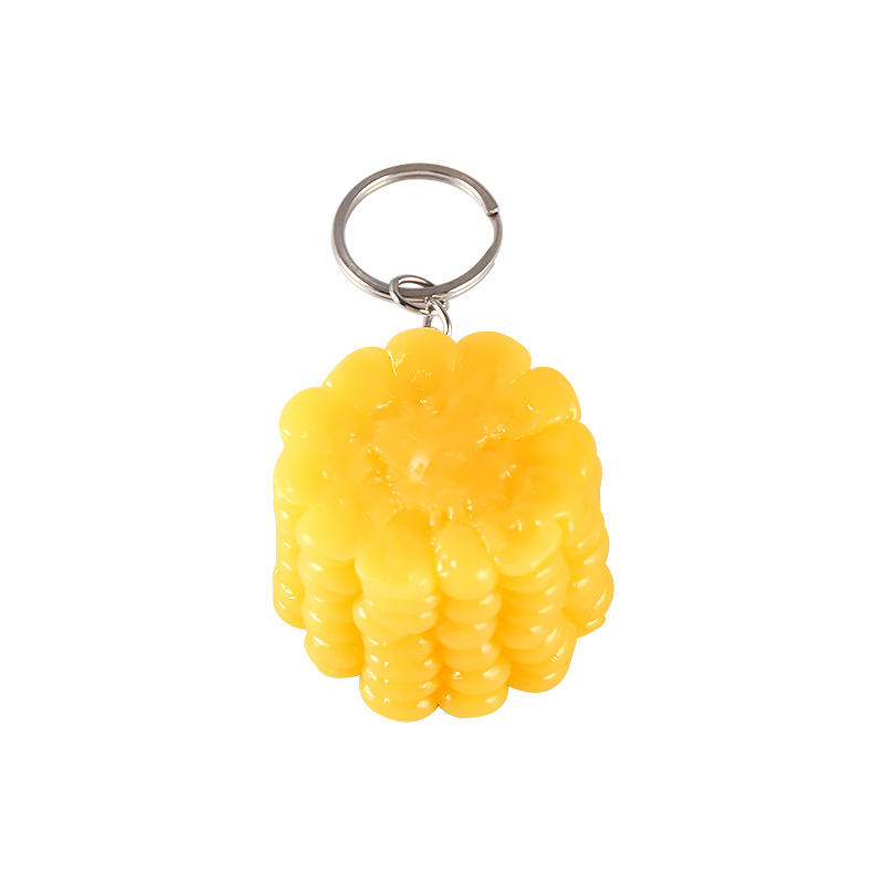 Grand porte-clés maïs jaune