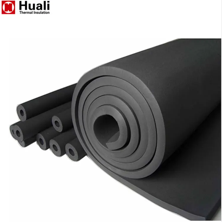 9mm thick 15mm diameter rubber insulation pipe1 inch foam 3 inch rubber pipe insulation