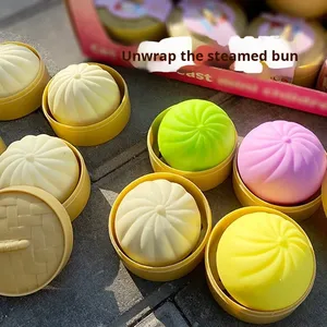 5.5cm Bun Squeeze <b>Toy</b> Stress Relief Xiao Long Bao Slow Rebound Vent <b>Toy</b> Plastic - Product Image 5