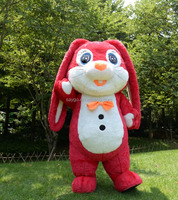 Tenue gonflable géante de lapin pour événements publicitaires et location, 2,2/2,6 m, à gonflage rapide, en vente