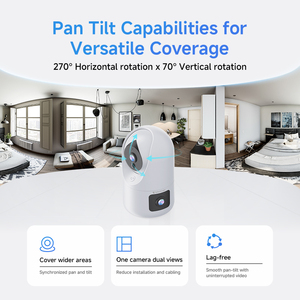 CB91DR 6MP ดูสำหรับเด็กทารกกล้องรักษาความปลอดภัยแบบ Dual Band WIFI แบตเตอรี่5200mAh หนึ่งสายโทรได้สองทางเสียงกลางคืนวิสัยทัศน์เมฆเก็บ - Product Image 4