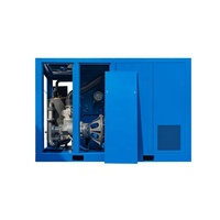 Compresseur d'air à vis rotatif robuste 350 CV CE, 250 kW, refroidi par air, réservoir de 10 000 L, surveillance des données en temps réel, écran tactile, moteur