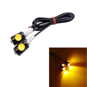 Luces para matrículas de coches y motocicletas, lente LED COB, luces de tornillo de doble lámpara, luces de marcha atrás Rogue, luces decorativas tipo ojo de águila - Product Image 2